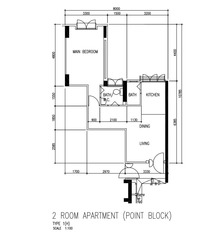 Blk 302B Anchorvale Link (Sengkang), HDB 2 Rooms #203445981